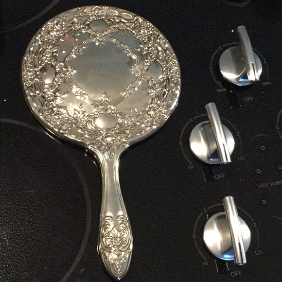 BoHo Vintage Brush and Mirror Set - Picture 6 of 7